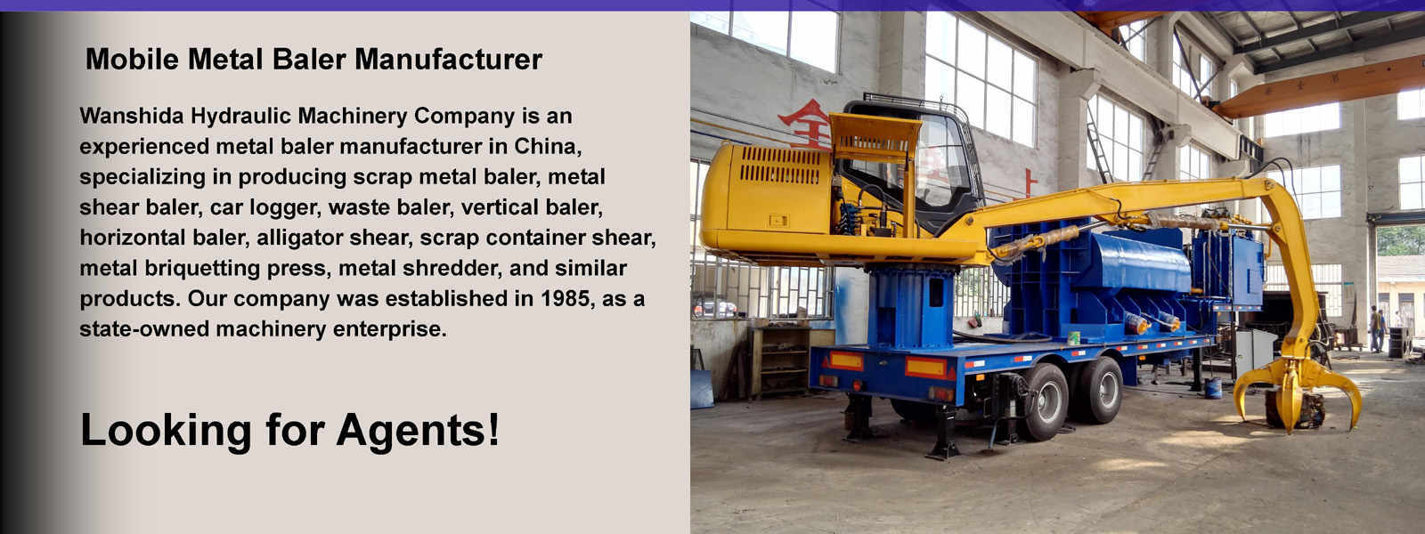 chất lượng Phế liệu kim loại Baler nhà máy sản xuất
