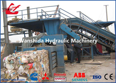 Mua WANSHIDA Xử lý chất thải giấy Baling Máy 125Ton lực 37kW Motor online manufacture