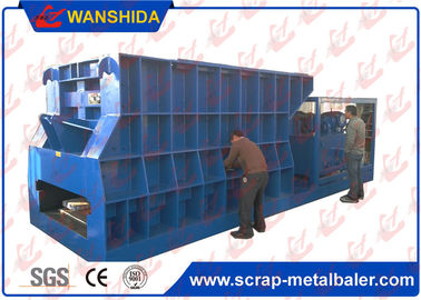WANSHIDA Container ngang Container Phế liệu kim loại cắt 1400x400mm miệng đầu ra