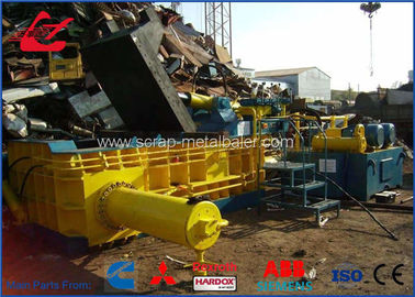 Top Turn Out Hydraulic Metal Scrap Baler Press Machine cho sàn tái chế phế liệu kim loại đồng nhôm thép