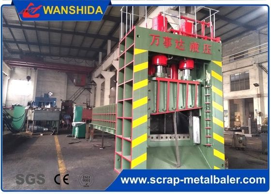 Máy cắt cục bộ 154kW cho chế biến phế liệu thép nặng với lực cắt 630 tấn