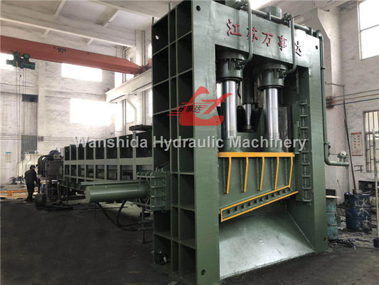 WANSHIDA 800 Tấn Máy chém thủy lực Máy cắt kim loại phế liệu Máy cắt giàn