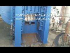 WANSHIDA 630ton baler cắt cắt video thử nghiệm billet trong xưởng của chúng tôi