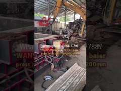 WANSHIDA chất thải xe baler 5000x2000x1200 buồng