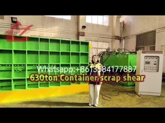 WANSHIDA 630t Scrap container shear cho kim loại phế liệu