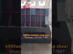 400ton tự động thủy lực loại container cắt kim loại phế liệu