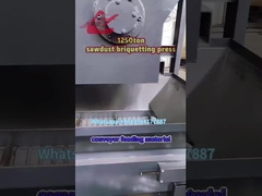 Máy ép phoi bào Wansida 1250 tấn phoi nhôm/đồng/kim loại/gang thành bánh