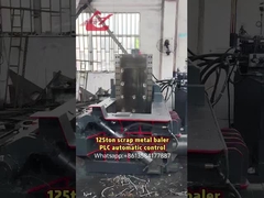 WANSHIDA thủy lực phế liệu kim loại Baler compactor Turn out loại PLC tự động điều khiển